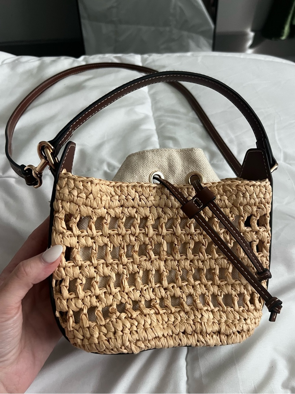 H&M Woven Crossbody Bag